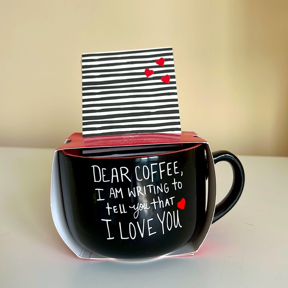 New 26 Ounce Coffee Mug + Notepad
